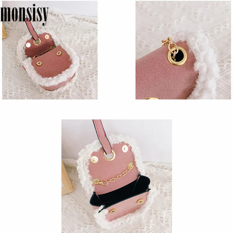 Monsisy мини сумка для девочек кошелек и сумочка Детский маленький Детская через