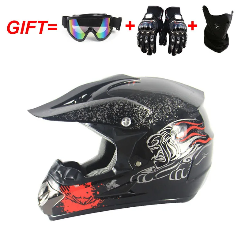 

Off-road Helmets Downhill Racing Mountain Full Face Helmet Motorcycle Moto Cross Casco Casque Capacete Man Free Gift 2020