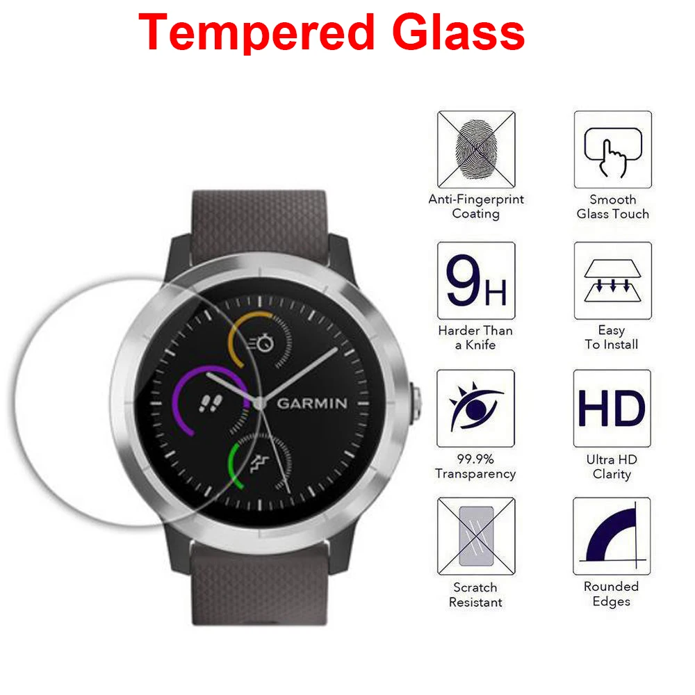 Для Garmin Vivoactive 3 Trainer закаленное стекло 9H 2.5D Премиум Защитная пленка для экрана