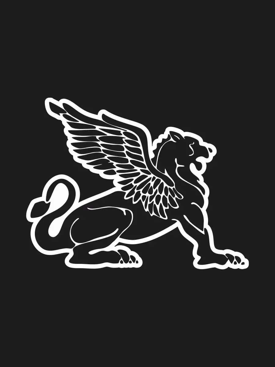 Наклейка на авто &quotГрифон&quot 17х13 см.|Наклейки автомобиль| |