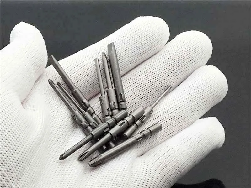 Набор из 10 шт. набор защитных бит отвертка с плоской головкой ручные