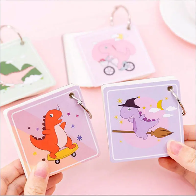 1 шт. креативный Kawaii мультяшный динозавр портативный блокнот для заметок