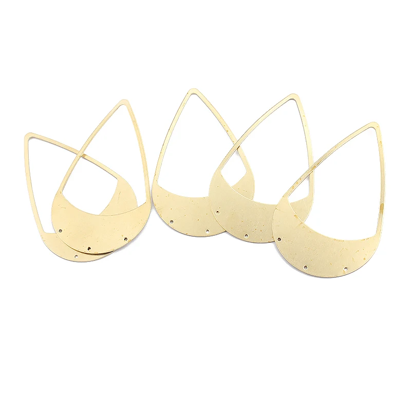 

Подвески женские из латуни, в виде капли воды, 10 шт.