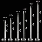 Аквариумный прозрачный стеклянный кормушка для креветок, кормушка для кормления, держатель для труб с присосками, стеклянный Подающая трубка для креветок