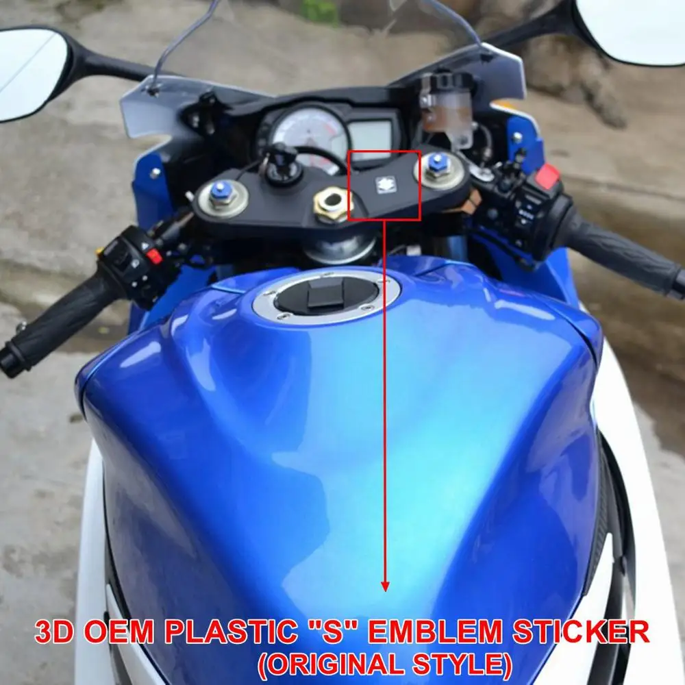 Мотоцикл 3D пластиковая эмблема значок наклейка для Suzuki GSX-R GSXR 600 750 1000 1300 Hayabusa