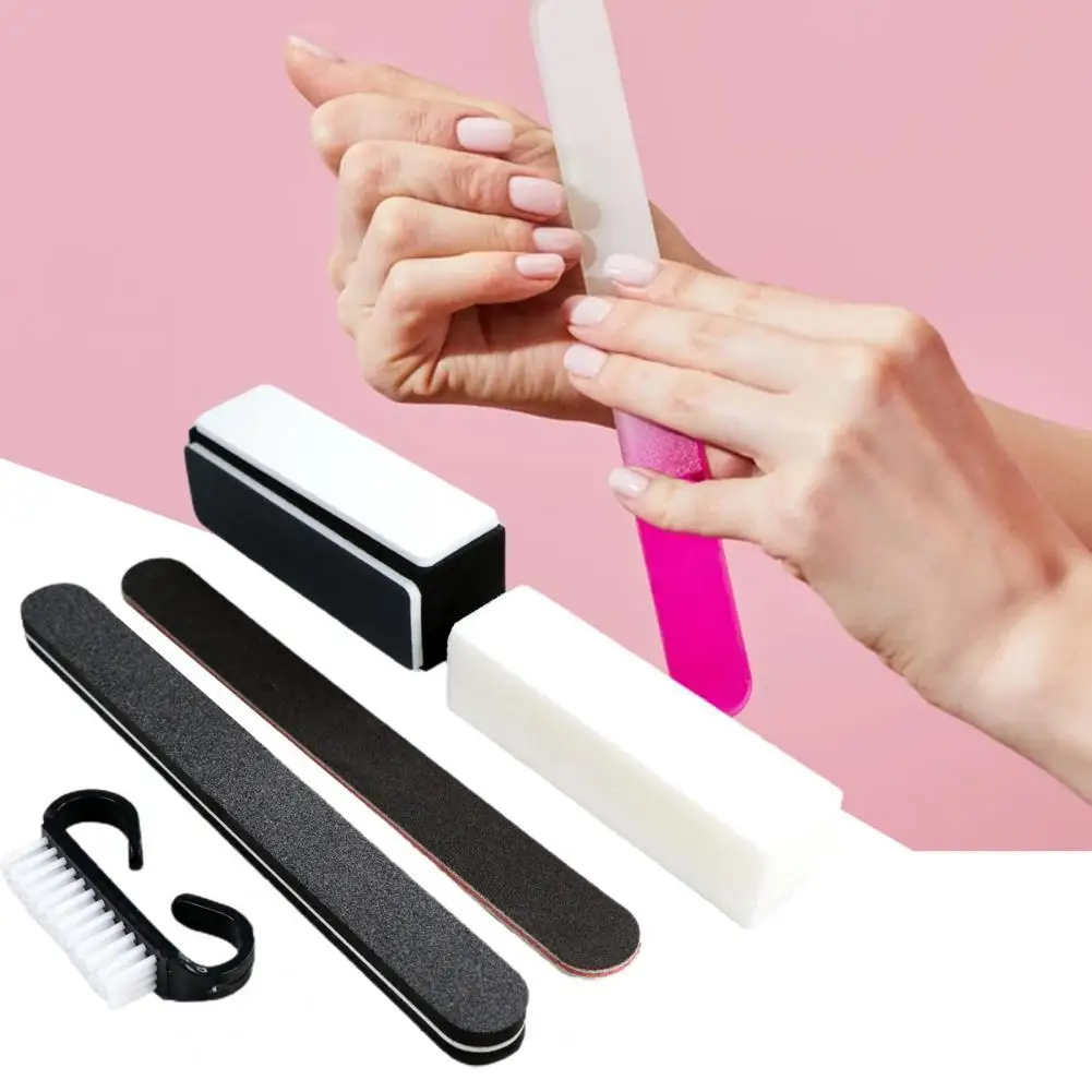 

Nail File Buffer Wear-Resistant Harmless Nail Art Sanding Sponge Buffer Block Nail Polishing File Buffer nails accesorios