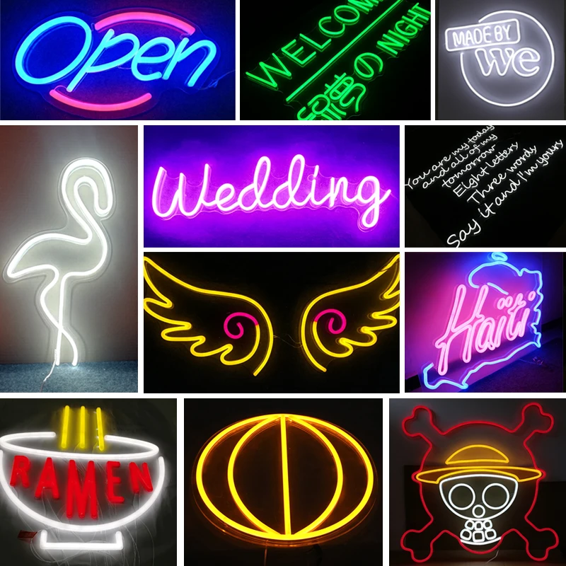 3D индивидуальная неоновая вывеска с буквами для спальни светодиодсветодиодный