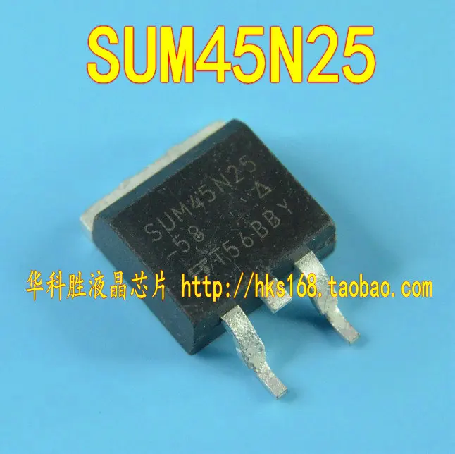 45N25 SUM45N25-58 MOS Free Shipping common tube chip TO-263