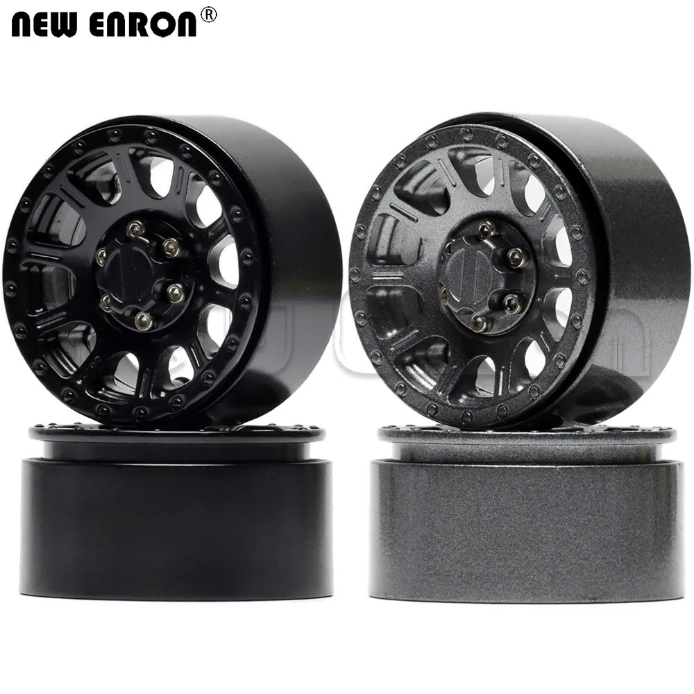 

NEW ENRON Metal Wheel BEADLOCK Rim Hub 249g/pcs Heavy 4Pcs 2.2" for 1/10 RC Rock Crawler Axial SCX10 RR10 Wraith Traxxas TRX-6