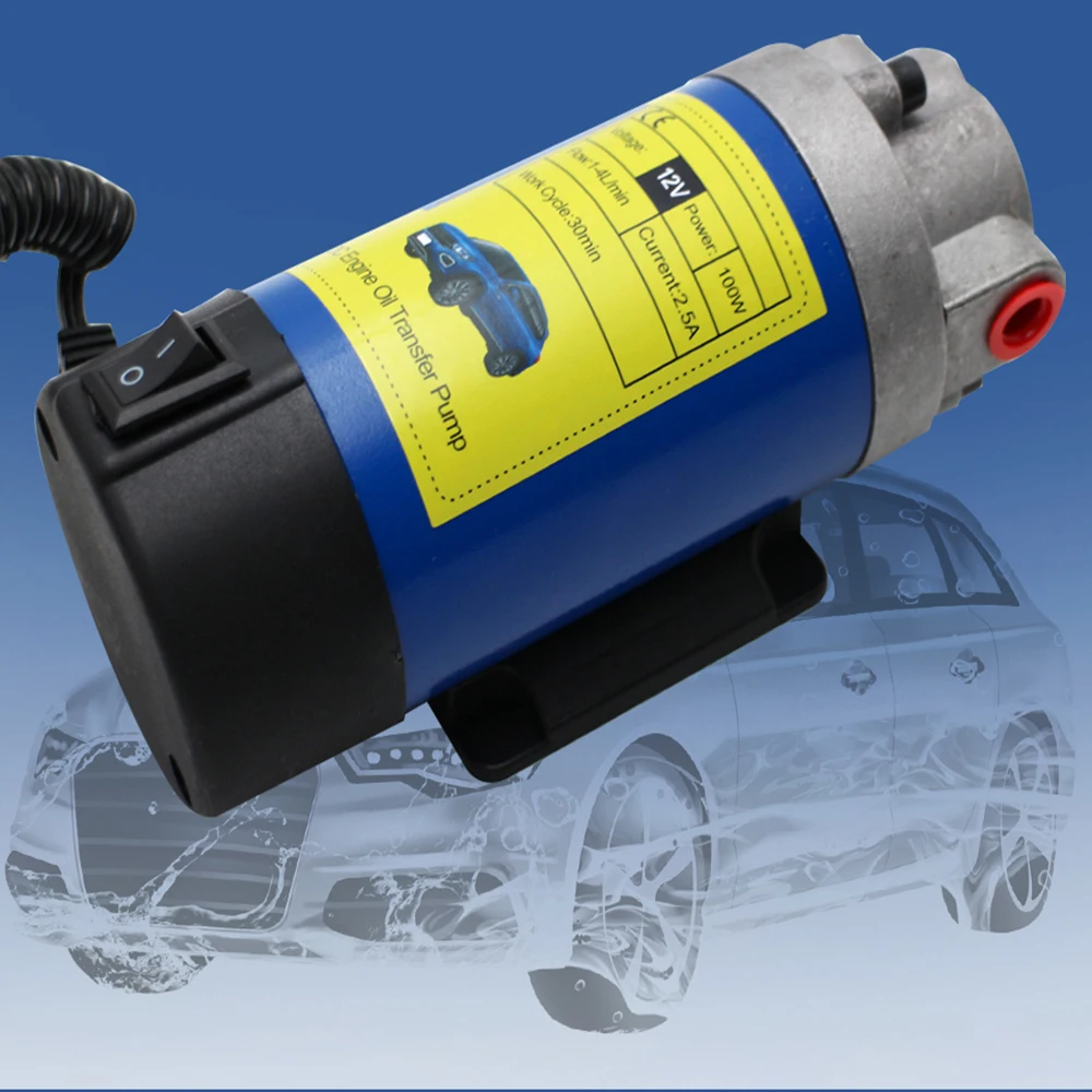 Oil Diesel Extractor Pump 12V Electric Scavenge Suction Transfer Change Motor100W 4L for Car High Quality | Обустройство дома