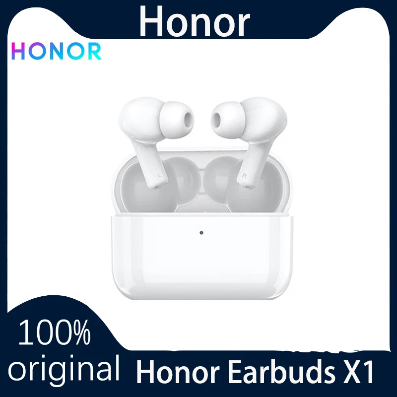 

Оригинальные беспроводные наушники Honor Choice, стерео наушники Honor X1 Bluetooth 5,0, водонепроницаемые двойные микрофоны, шумоподавление