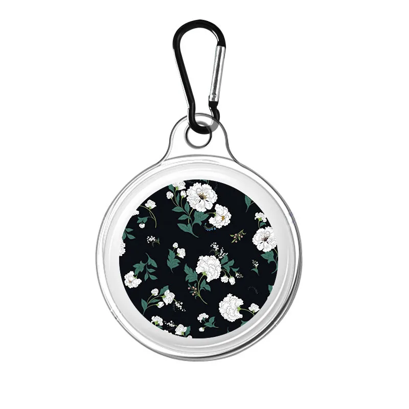 

Silicone Protector Cover Keychain for AirTags Shockproof Anti-scratch Anti-fall Protective Case Key Holder Air Tags Shell Case