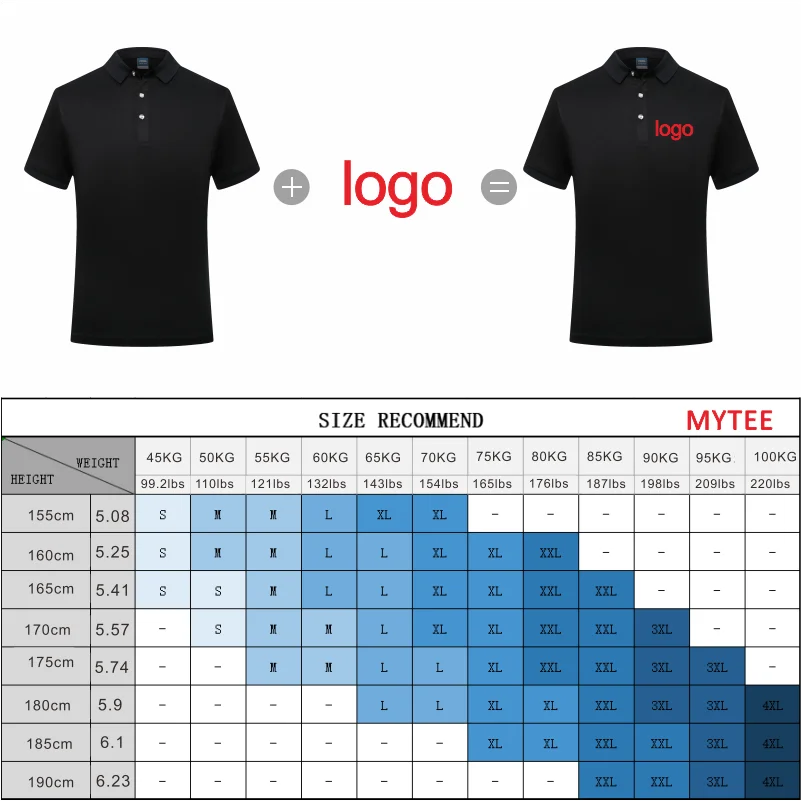 Мужская футболка-поло MYTEE с вышитым логотипом на заказ дышащая футболка для