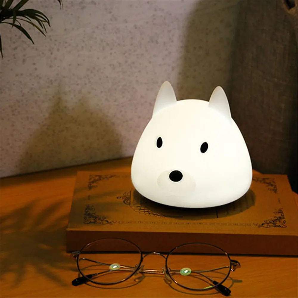 New High Quality Cute Dog Night Light Decorative LED Bulbs for Children's Bedroom