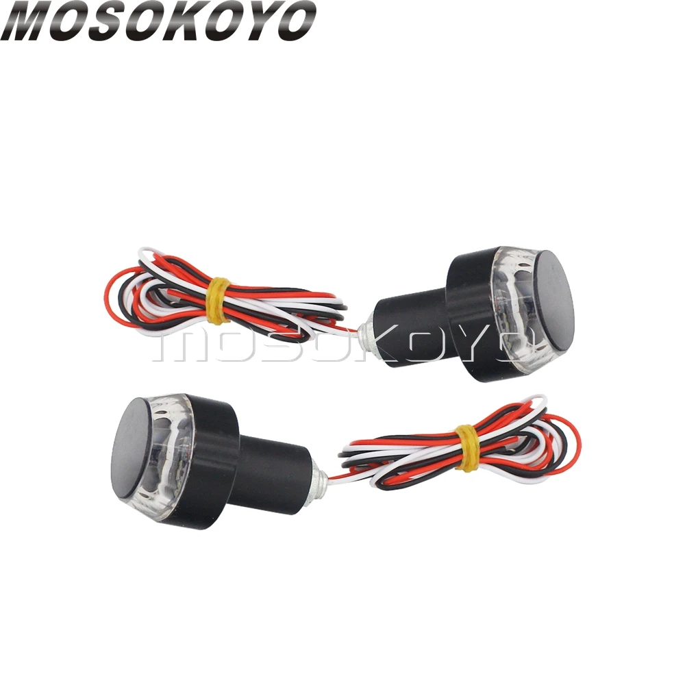 2 шт./пара мотоцикл 7/8 &quotстойку руля световой индикатор для Yamaha Сузуки Кавасаки 22