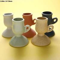 1pcs ceramic handhold candlestick ornaments photography home decoration jewelry stand