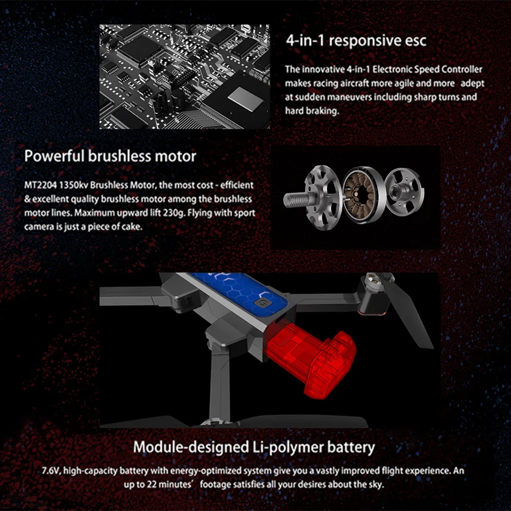 Подарки на год, игрушки для детей, игрушки для мальчиков, MJX Bugs 4 W B4W 5G wifi FPV gps, бесщеточный складной Радиоуправляемый Дрон с камерой 2K HD