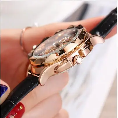 Женские кварцевые часы с пионами повседневные кожаные Наручные zegarek damski reloj mujer