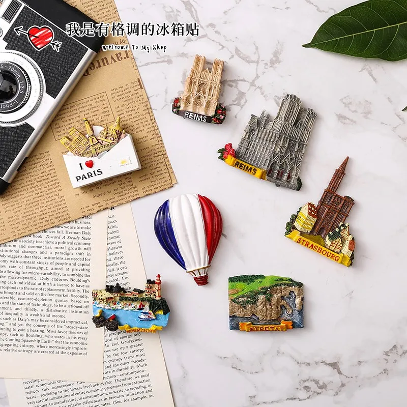 Магнит на холодильник французский воздушный шар Париж Трувиль страсбура
