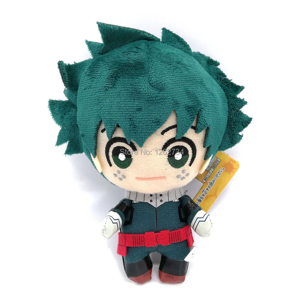 A Midoriya Izuku15cm 4-15 см My Hero Academy Bakugou Katsuki Todoroki Shoto Midoriya Izuku плюшевый брелок брошь значок с мешком фигурка игрушка TYQQ - Цвет: A Midoriya Izuku15cm