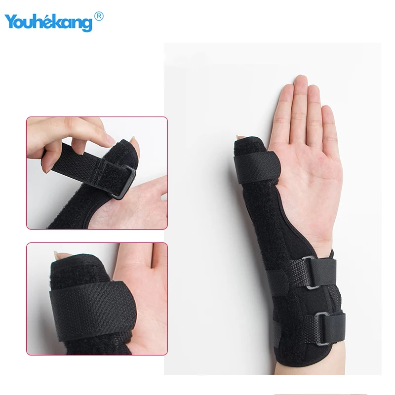 Youhekang Adjustable Wrist Support Thumb Brace Splint Protector Finger Stabiliser Pain Relief Recovery Protection | Красота и