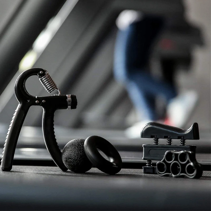 

Adjustable Hand Grip Set Strengthener Forearm Wrist Trainer Kit Finger Exerciser 22-132Lbs