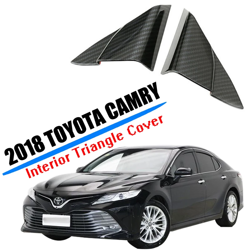 Для Toyota Camry 2018 2019 2020 внутреннее переднее окно а-столб крышка из АБС передняя дверь