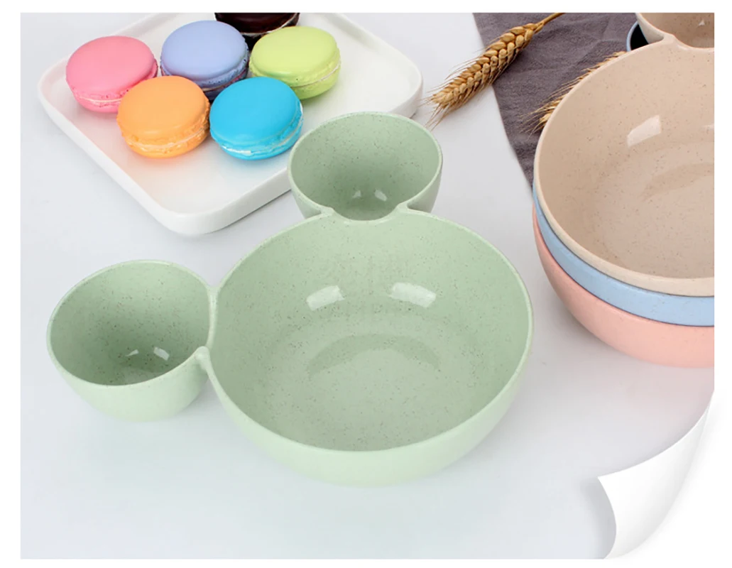 Милая миска Микки и Минни набор посуды мультяшная креативная тарелка