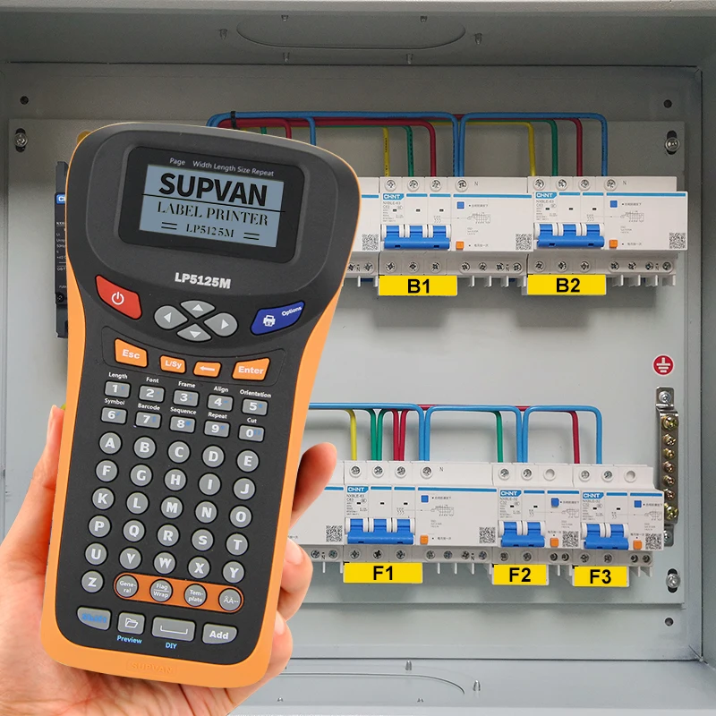 

Supvan Automatic Labeling Machine Laminated Labeller Thermal Transfer Sticker Label Printers Professional Label Maker LP5125M