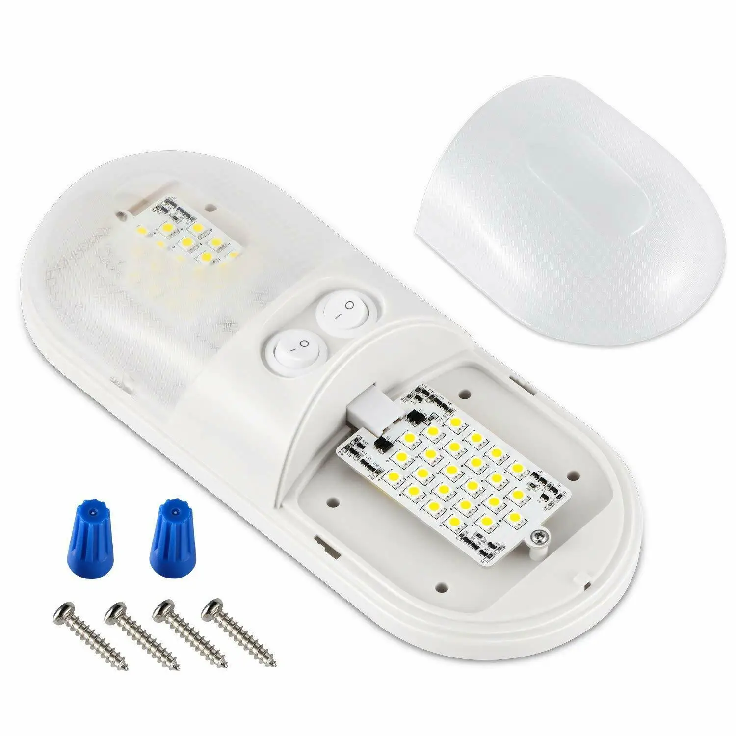 12V RV LED Reading Light Cool White Interior Ceiling Roof Accessories Lamp for Car Truck Trailer Camper | Автомобили и мотоциклы