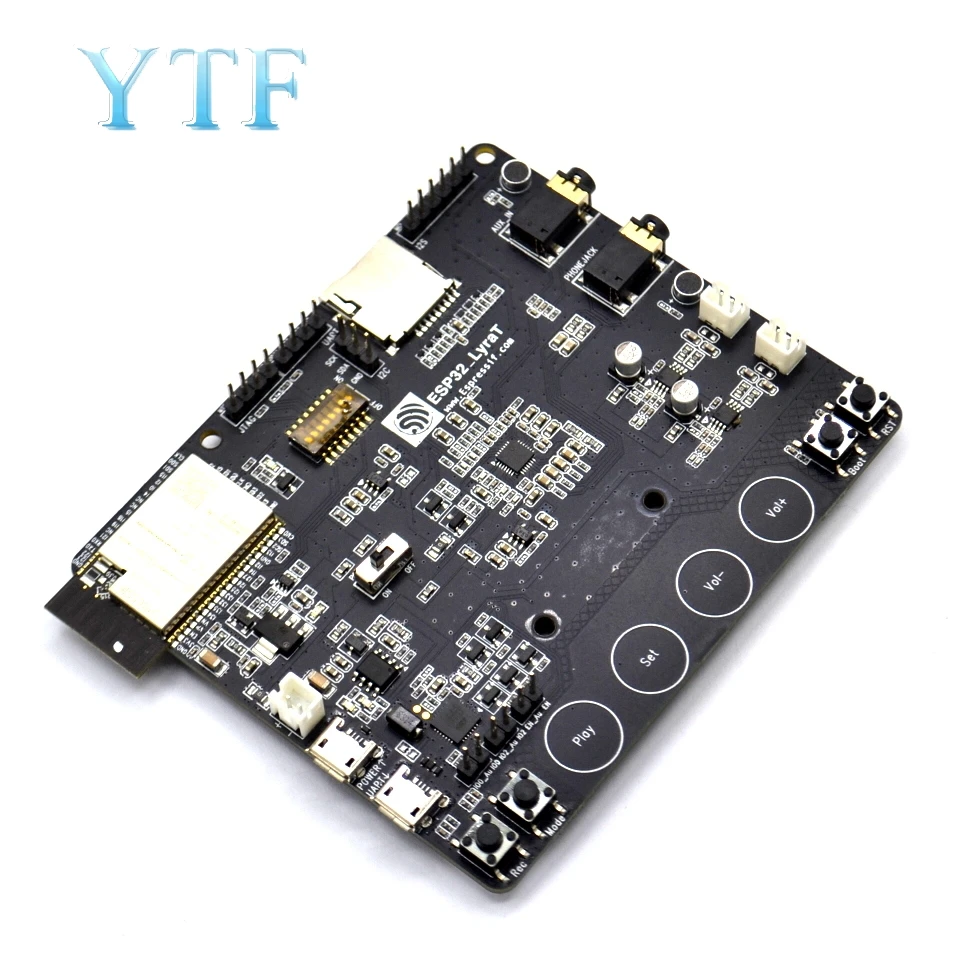 ESP32-LyraT для кнопки инструментов разработки Аудио ИС Поддержка TFT-дисплея и камеры |