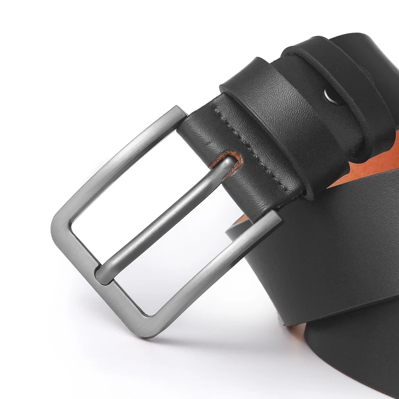 Мужской ремень из натуральной бычьей кожи классический винтажный с пряжкой 2019 |