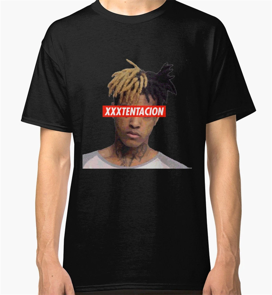 Xxxtentacion мужские черные футболки одежда подарок Повседневная футболка | Мужская