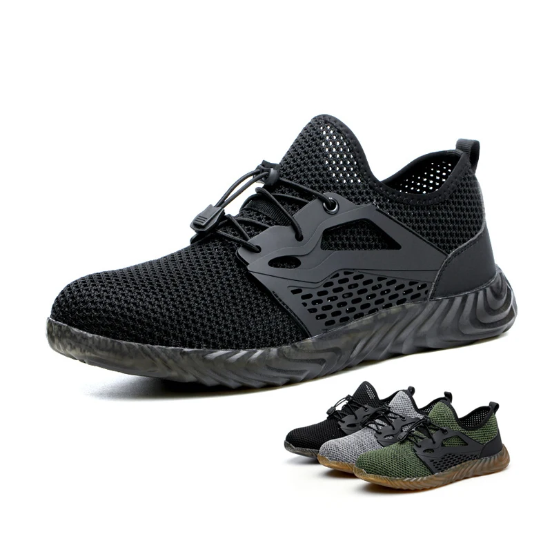 

Уличная походная обувь неразрушаемая рабочая обувь мужские и женские мужские защитные ботинки со стальным носком устойчивые к проколу рабочие кроссовки дышащая обувь