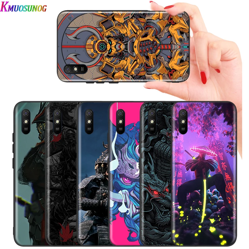 

The samurai Ninja For Xiaomi Redmi K30 Ultra 10X 9C 9A 9 Prime GO K20 8A 8 7A 7 S2 6A 6 5 4X Pro 5G Black Phone Case