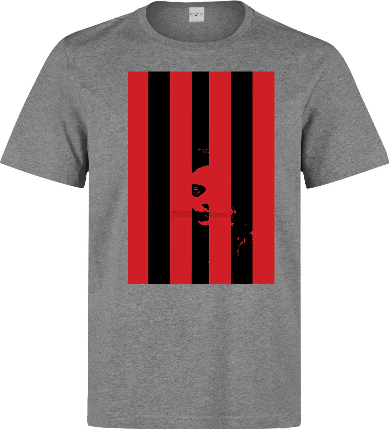 Мужская серая Футболка Mr Robot с минималистичным красным логотипом хакера Эллиота