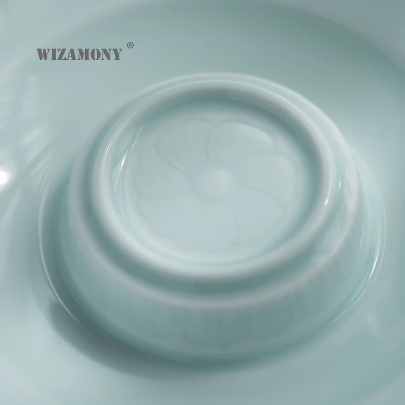 WIZAMONY Jingdezhen Yingqing чайная чашка мастер с кружевом династии Южной песни простой