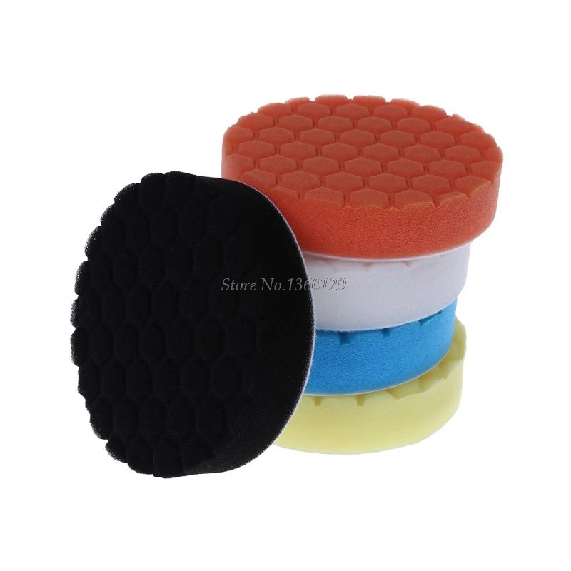 

3/4/5/7 inch Buff Pad Polishing Pad 5Pcs kit For Car Polisher Professional Quality Sponge Polishing Pad Whosale&Dropship