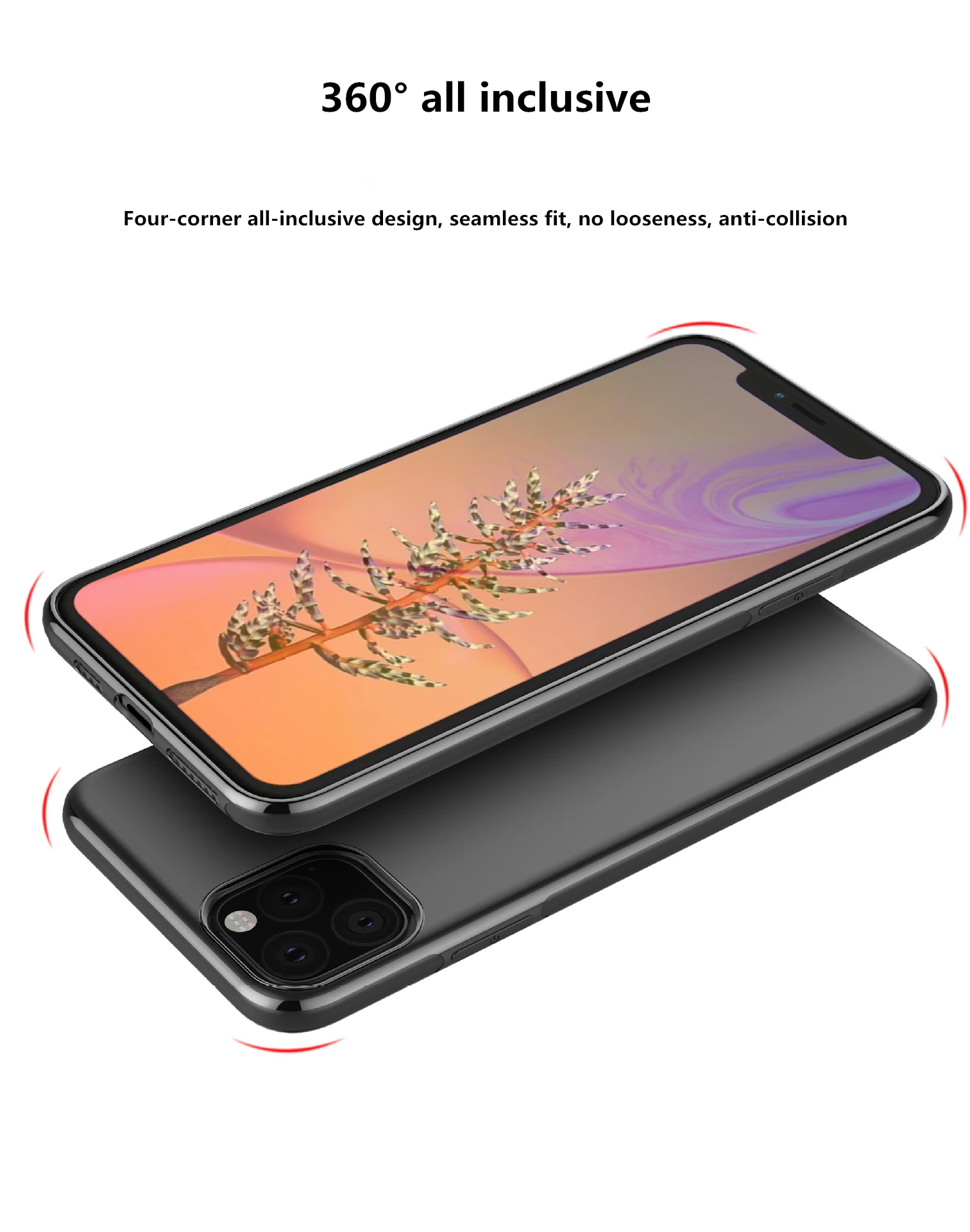 Built-in Magnet Phone Case For iPhone XR XS Max Case For iPhone 8 7 6S Plus Soft TPU Phone Case For iPhone 11 Pro Max Back Cover