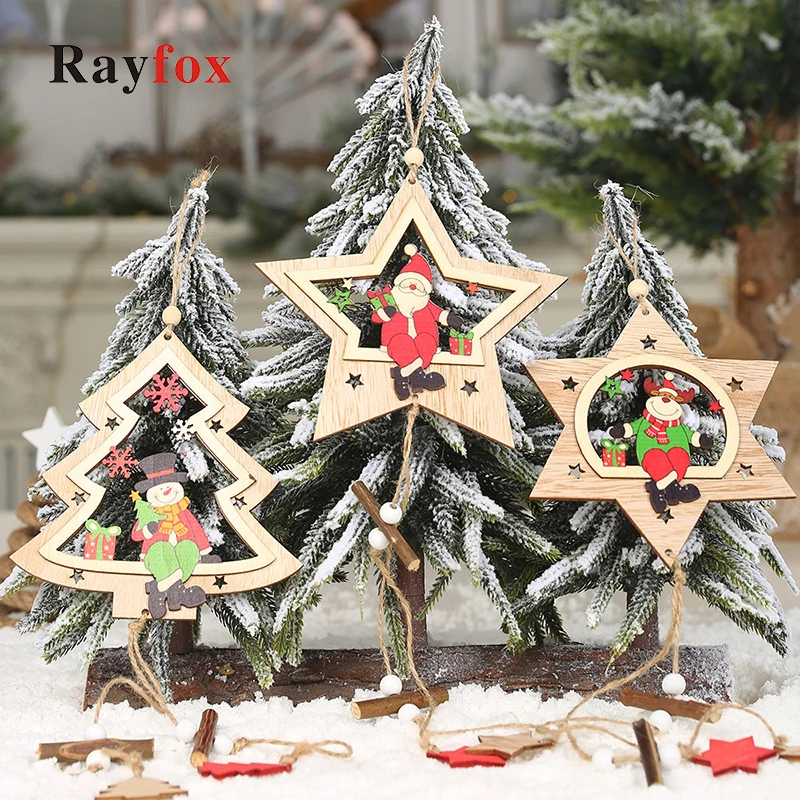 Рождественское украшение для дома дерево Рождественский олень Deco Noel Mery