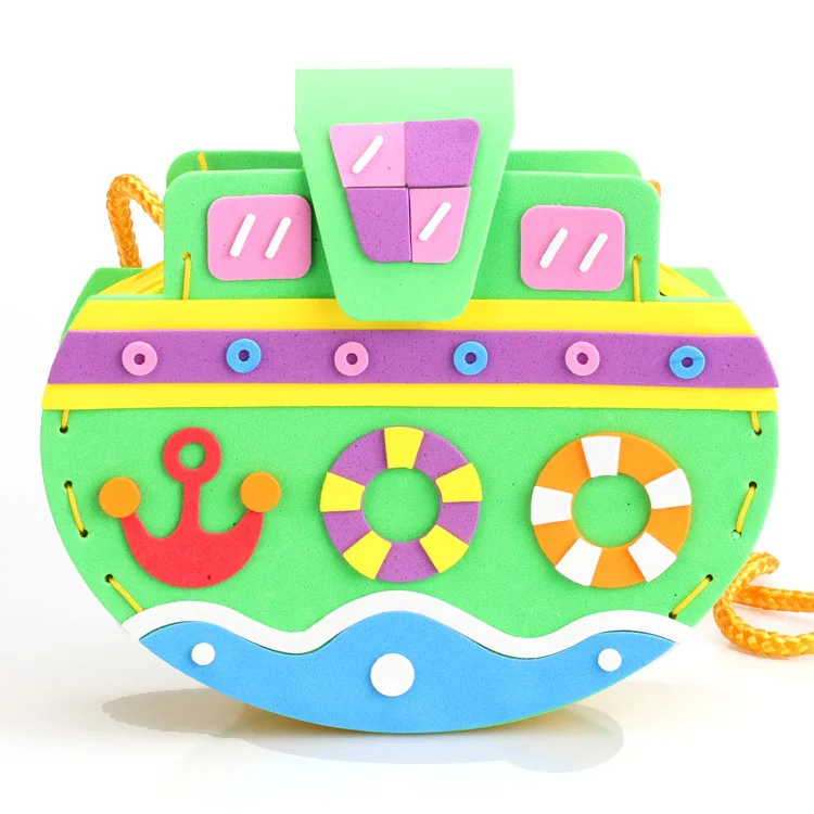 1 набор разноцветных пазлов из вспененного этилвинилацетата прекрасные животные