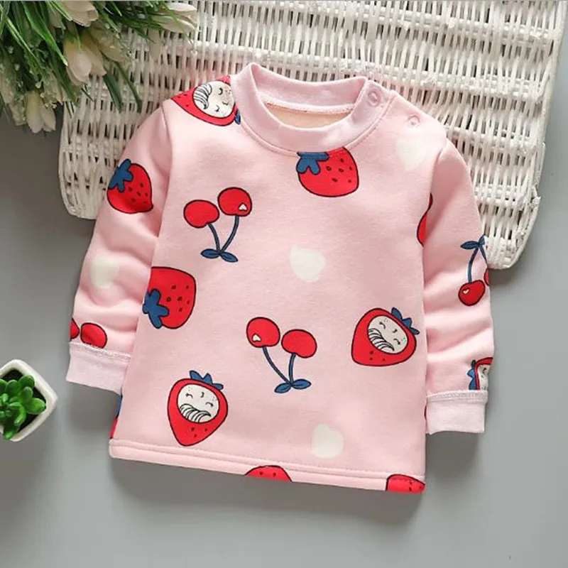 Толстовки для маленьких мальчиков и девочек Теплое осенне-зимнее пальто Свитер