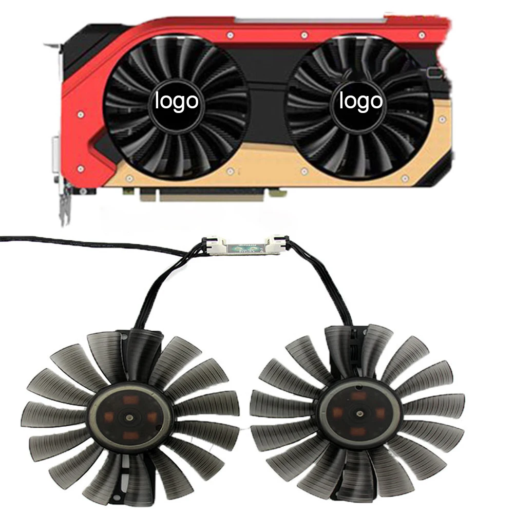 Кулер для видеокарты GAINWARD GTX1060 PHOENIX охлаждающий вентилятор FD9015U12S 4