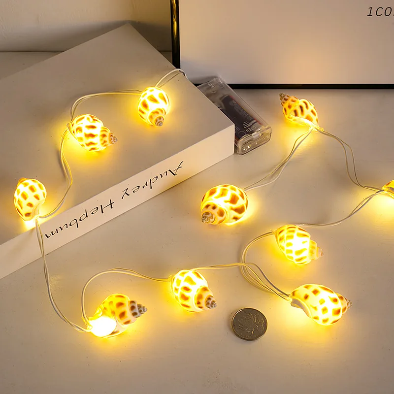 

Led shell string lighting decorative lamp