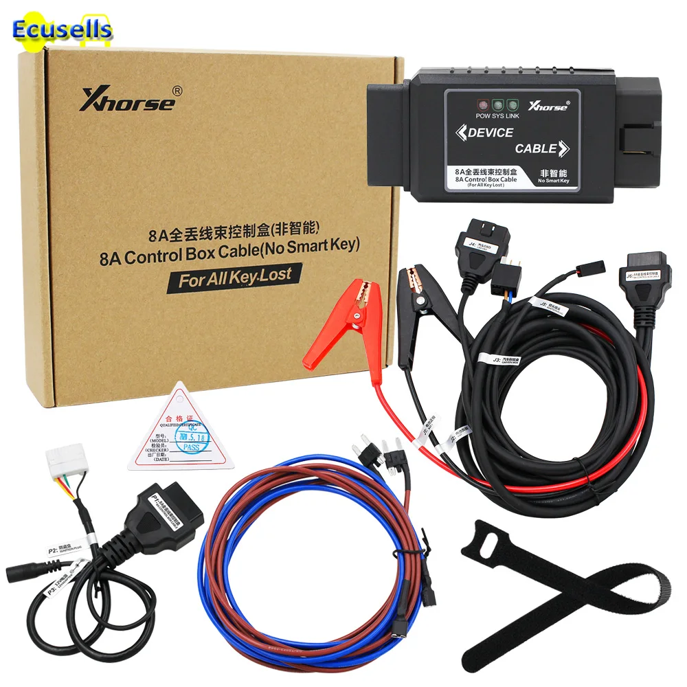 Кабель управления Xhorse 8A для Toyota Corolla Rav4 Prado Land Cruiser поддержка VVDI2 Key Tool Max + Mini