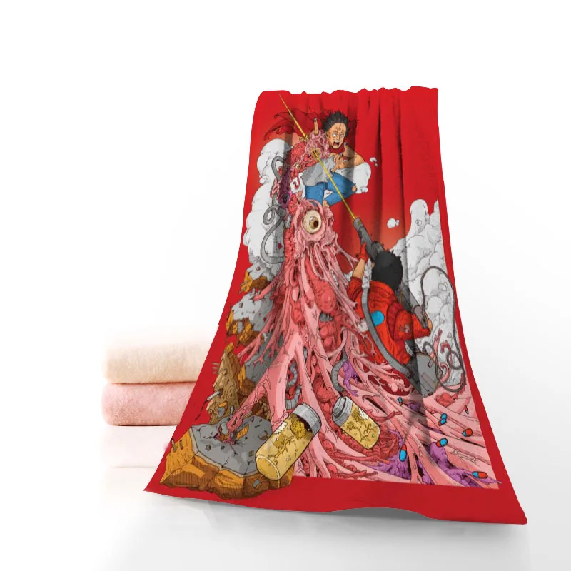 Популярное пользовательское Хлопковое полотенце Singer Akira с принтом для лица/ткань