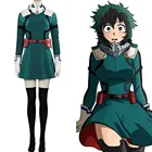 Костюм для косплея моя геройская Академия Izuku Midoriya, наряды на Хэллоуин, карнавальный костюм для девочек