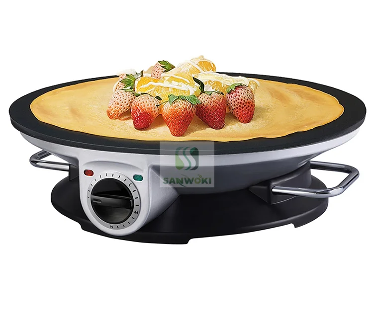 32cm Electric Pancake maker Machine Crepera Circle French Crepes Making Frying Pan Spring Roll Skin machine | Бытовая техника