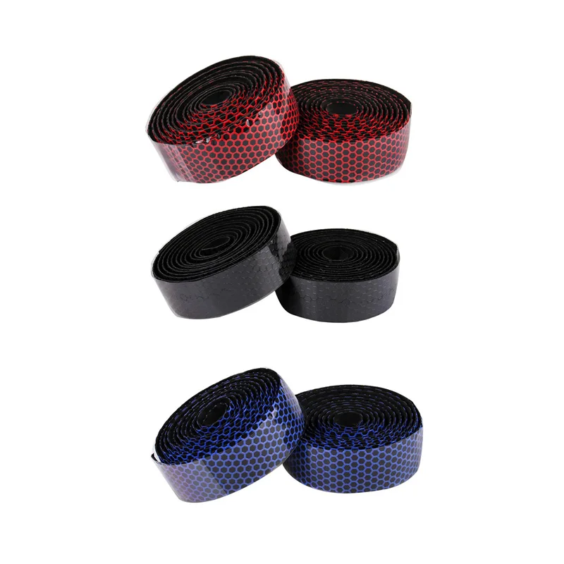 

Bicycle Handlebar Tape Anti-Vibration PU EVA Bent Cycling Road Bike Tapes Racing Breathable Non-Slip Handle Bar Belt Wrap