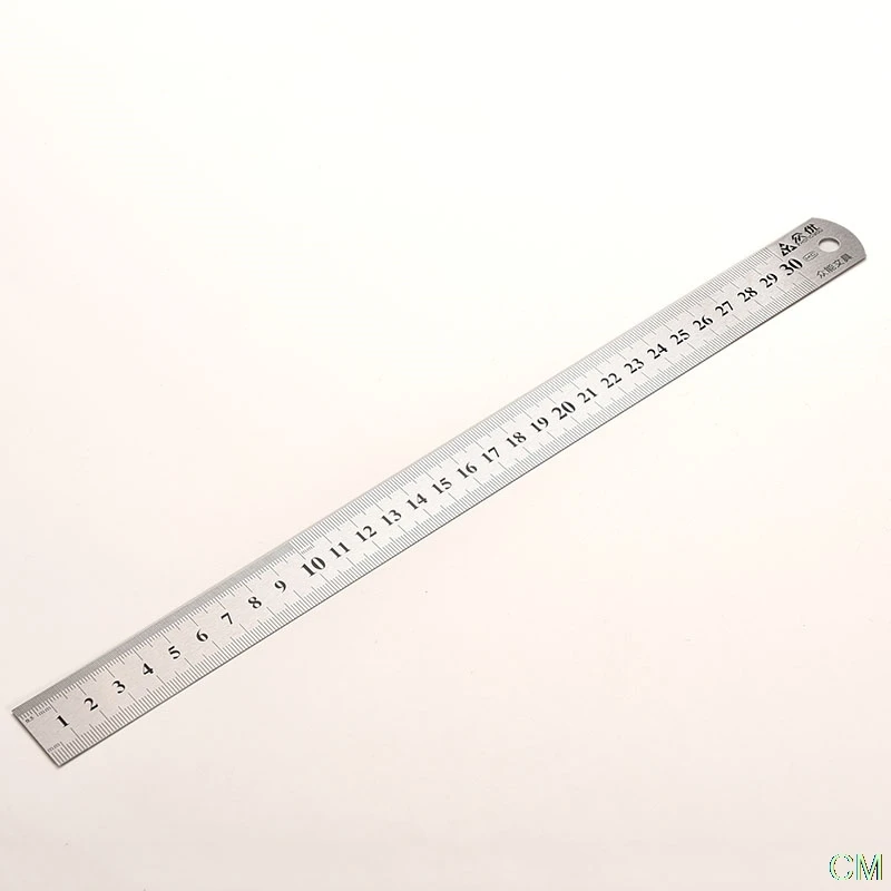

Stainless Steel Metal Ruler Metric Rule Precision Double Sided Measuring Tool 30cm Wholesale